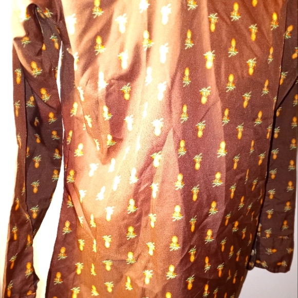 1960s golden arrow button up. Sz s - Picture 5 of 7